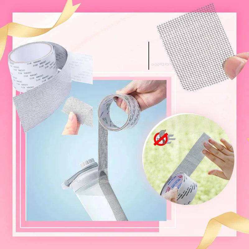 Anti-mosquito Mesh Window Net Screen Repair Tape Repair Broken Hole