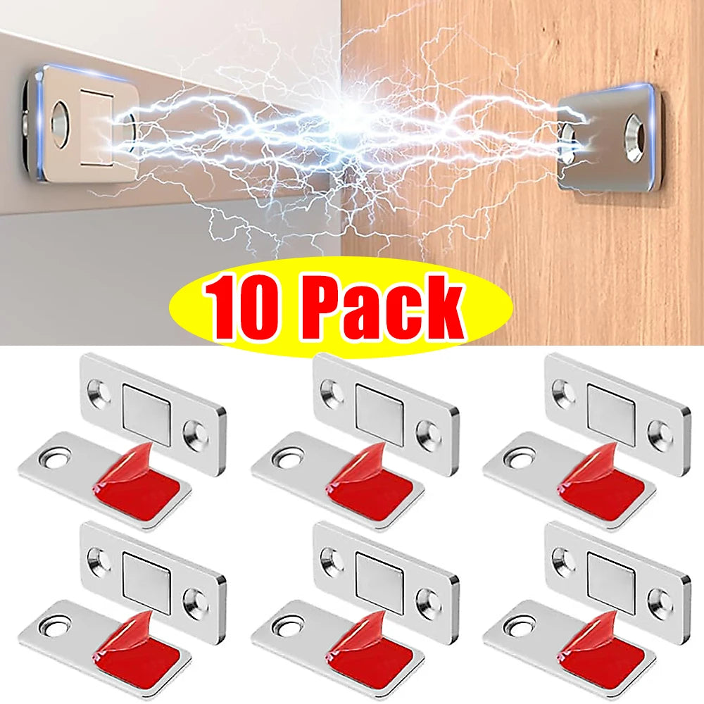 Magnetic Cabinet Catches Ultra Thin Door Strong Magnets Stopper