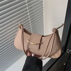 Fashion PU Leather Tote Bag, Stylish Single Handbags Shoulder Underarm
