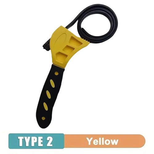 Belt Oil Filter Puller Removal Tool Adjustable Locking Strap Spanner