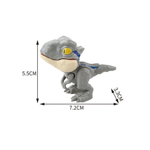 Jurassic Finger Dinosaur Triceratops Tyrannosaurus Model Toys for Kids