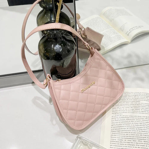 Ladies' retro shoulder bag, armpit handbag, fashionable design,