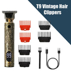 T9 Professional Hair Clipper/Accessories for Men | USB Fast Charging |