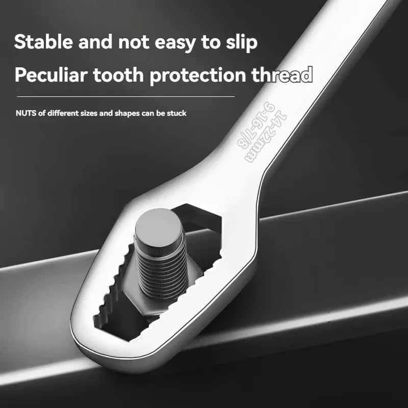 3-17mm Universal Torx Wrench Self-tightening Adjustable Glasses Wrench