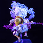 Bandai 10cm Mini One Piece Luffy Gear 5 Action Figure Sun God Nika