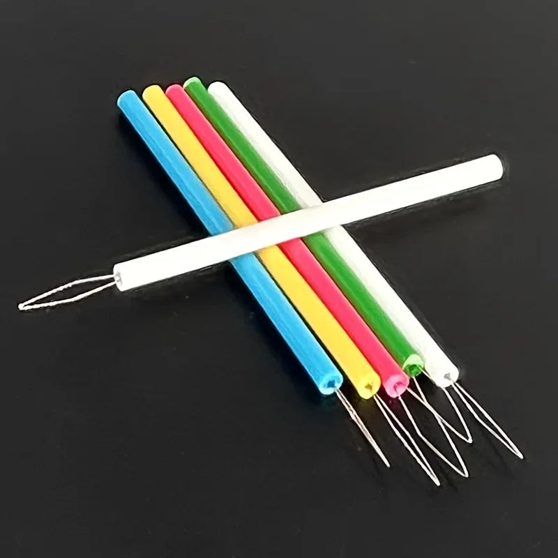 5-piece essential plastic threading tool set for sewing - a convenient
