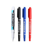 1/4Pcs White Permanent Paint Pen set for Wood Rock Plastic Leather
