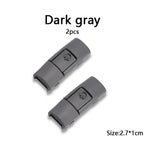 New Colorful Shoelaces Press buckle Metal Shoelace Clip Press Lock