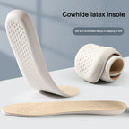 Leather Latex Sports Insole Cowhide Insoles for Shoes Arch Support
