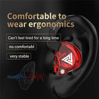 VIKEFON QKZ AK6 In Ear Earphone 6 Dynamic Driver Unit Headphone With