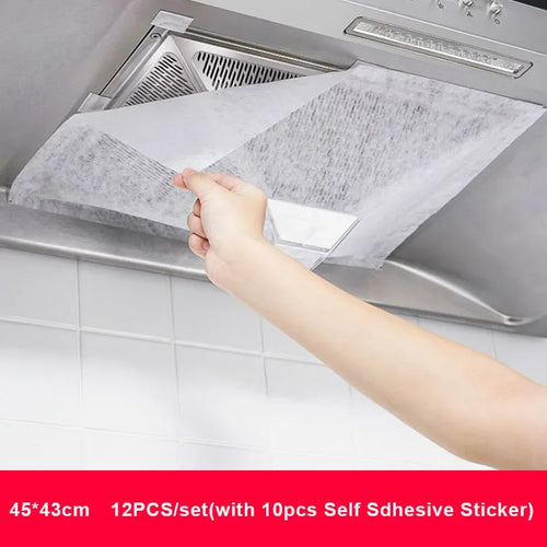 5/10M Disposable Hood Oil Filter Paper Non-woven Cooker Hood Extractor