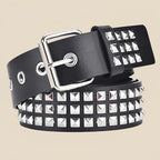 Trend Rivet Belt Heavy Metal Belt Men Women Punk Nightclub Rock Style