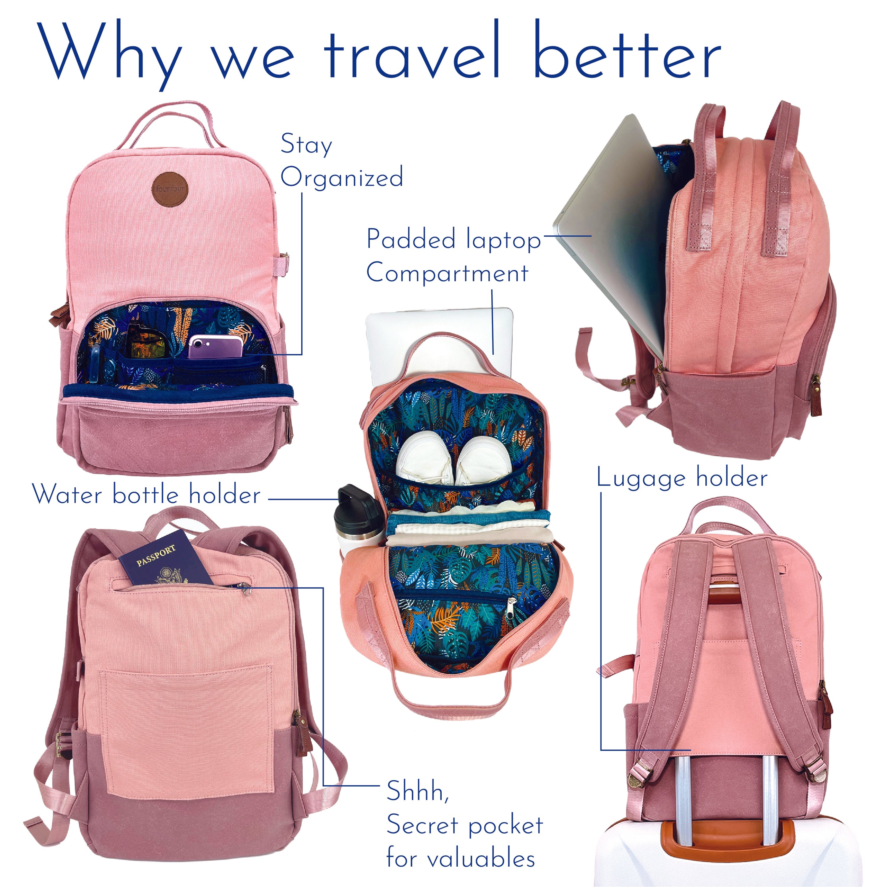 Eternal Optimist Cobalt Blue Backpack - Good To Go