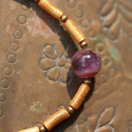 Amethyst Axis Necklace