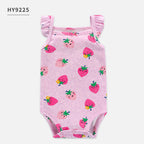 TinyJoy™ – Summer Cotton Romper Set for Baby Girls