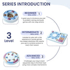 PETMARVEL Interactive Puzzle Game Dog Toy, Level 1-3