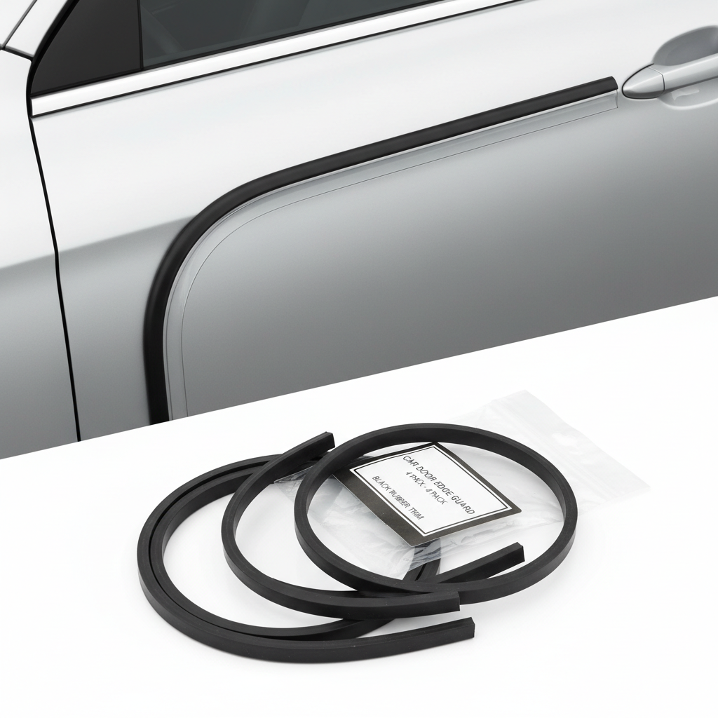 Stylish Door Edge Protection Strips for Cars (4-Pack)