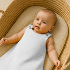Organic Cotton Summer Sleeping Bag - White