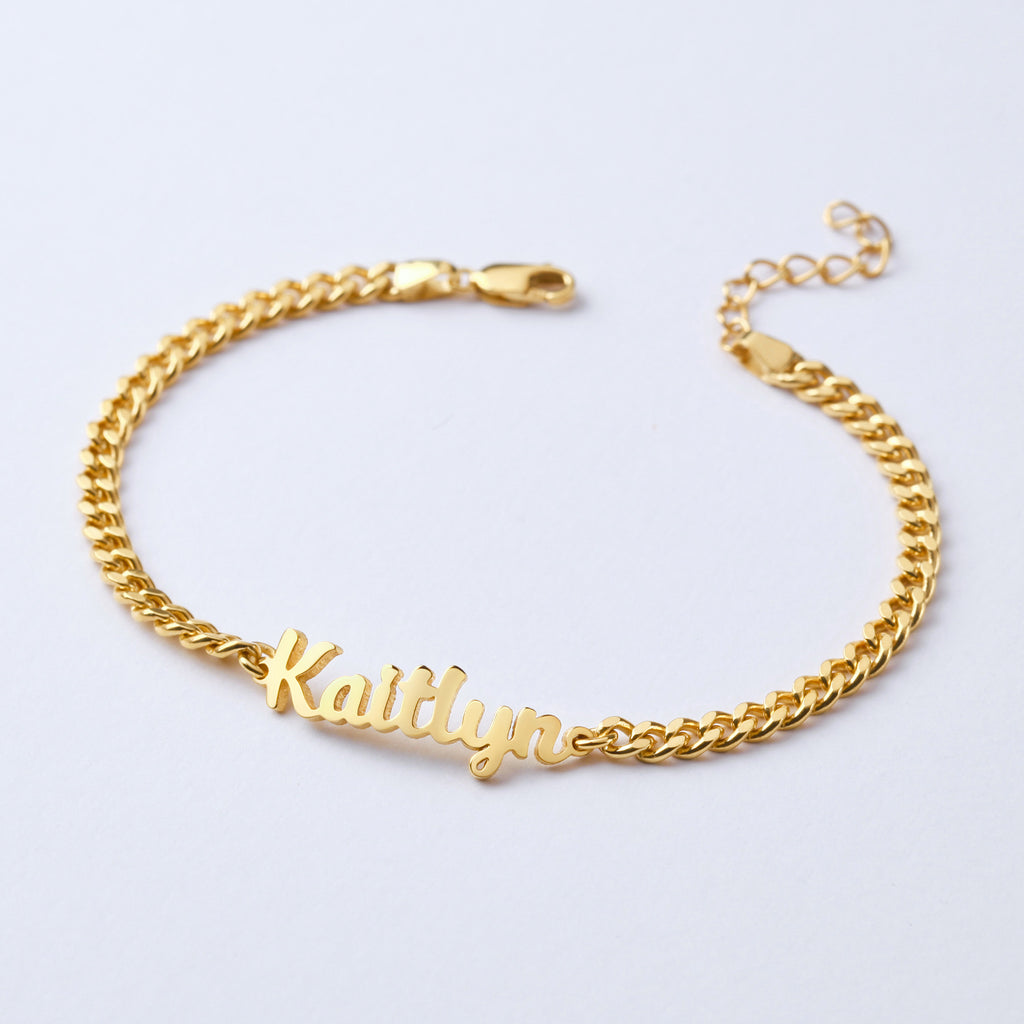 Child Name Bracelet, Little Girl Bracelet, Baby Name Jewelry