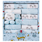 SnuggleBox™ – 15-Piece Cotton Newborn Gift Set