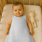 Organic Cotton Summer Sleeping Bag - White