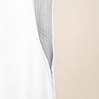 Organic Cotton Summer Sleeping Bag - White