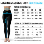 Womens White Marble w/ Black Gold Lines Leggings