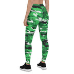 Green Camo Leggings for Women