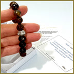Agate Earthy Tones Bracelet