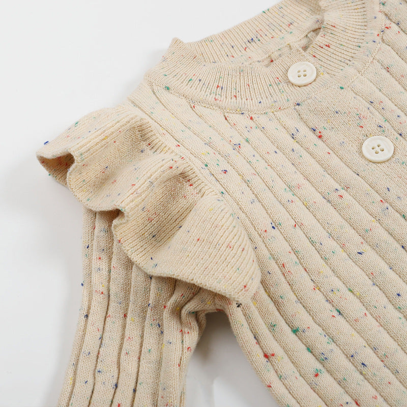 KnitNest™ – Autumn Cotton Baby Romper