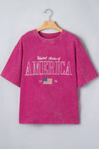 AMERICA 1776 Flag Mineral Wash Graphic Tee