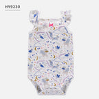 TinyJoy™ – Summer Cotton Romper Set for Baby Girls