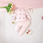 SnugBuds™ – Infant 3-Piece Set (Top + Pants + Hat)