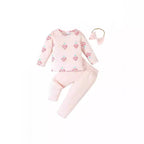 SnugBuds™ – Infant 3-Piece Set (Top + Pants + Hat)