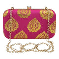 Clutch Purses for Women Lock With Sling-PINK