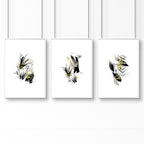 Wall pictures for office | set of 3 wall art prints