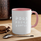 dogs books and coffee 282#- coffee-Mug / Coffee Cup