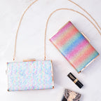Candy Color Box Party Clutch Purses  and Handbags for Women Chic