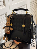 Stylish Quilted Flap Backpack Bag
