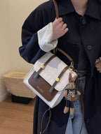 Stylish Quilted Flap Backpack Bag