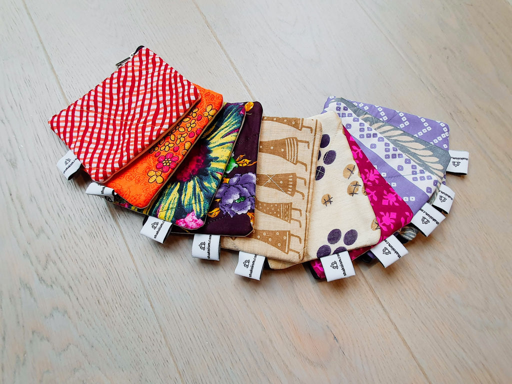 Sari coin purses