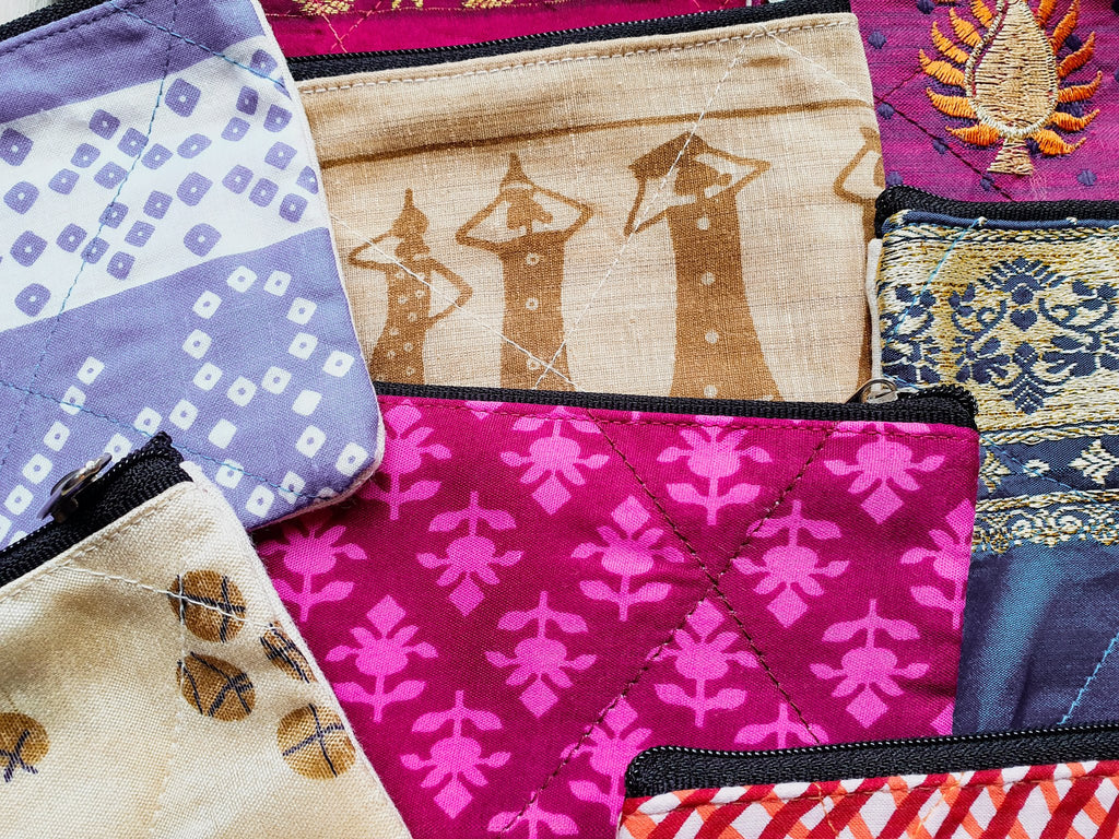 Sari coin purses