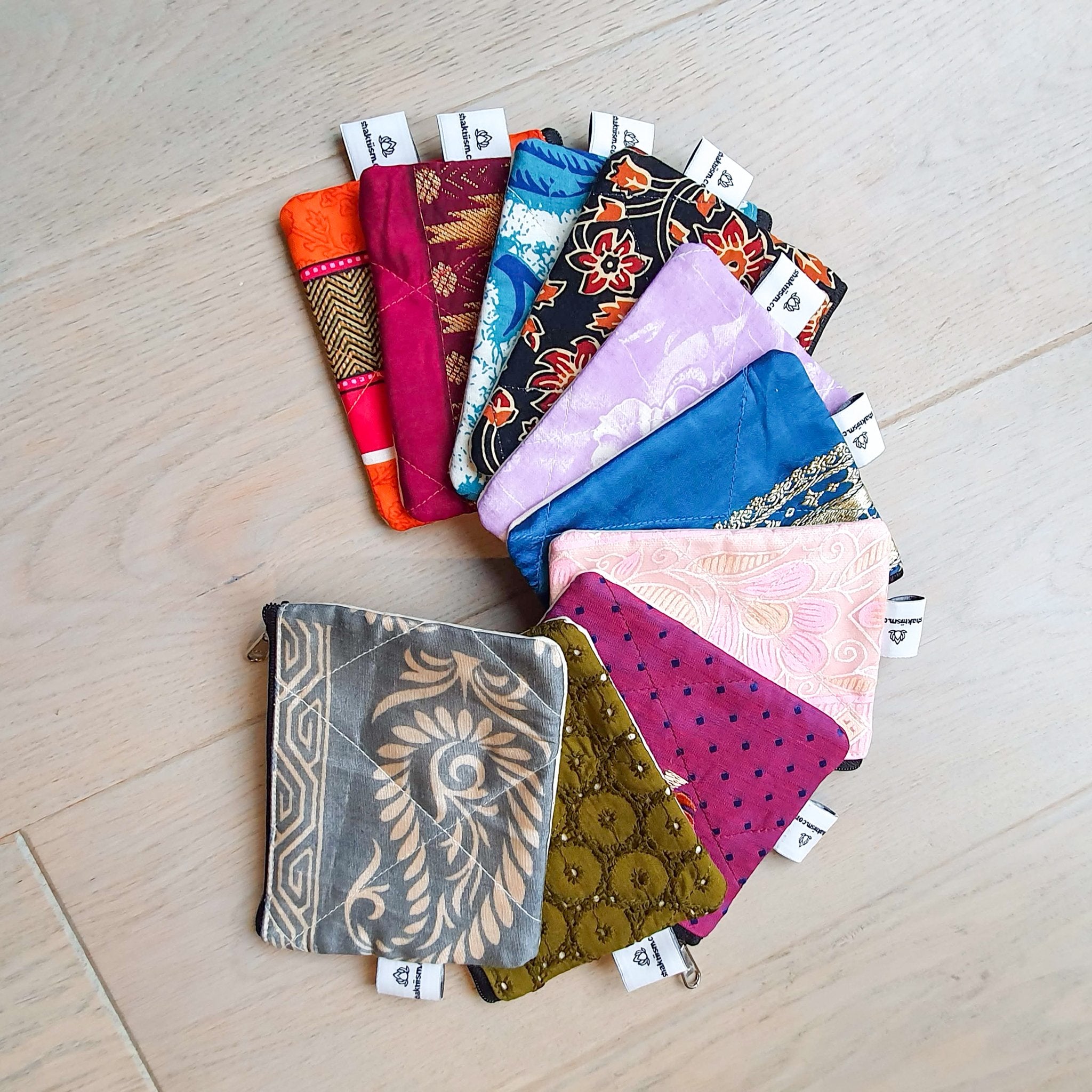 Sari coin purses