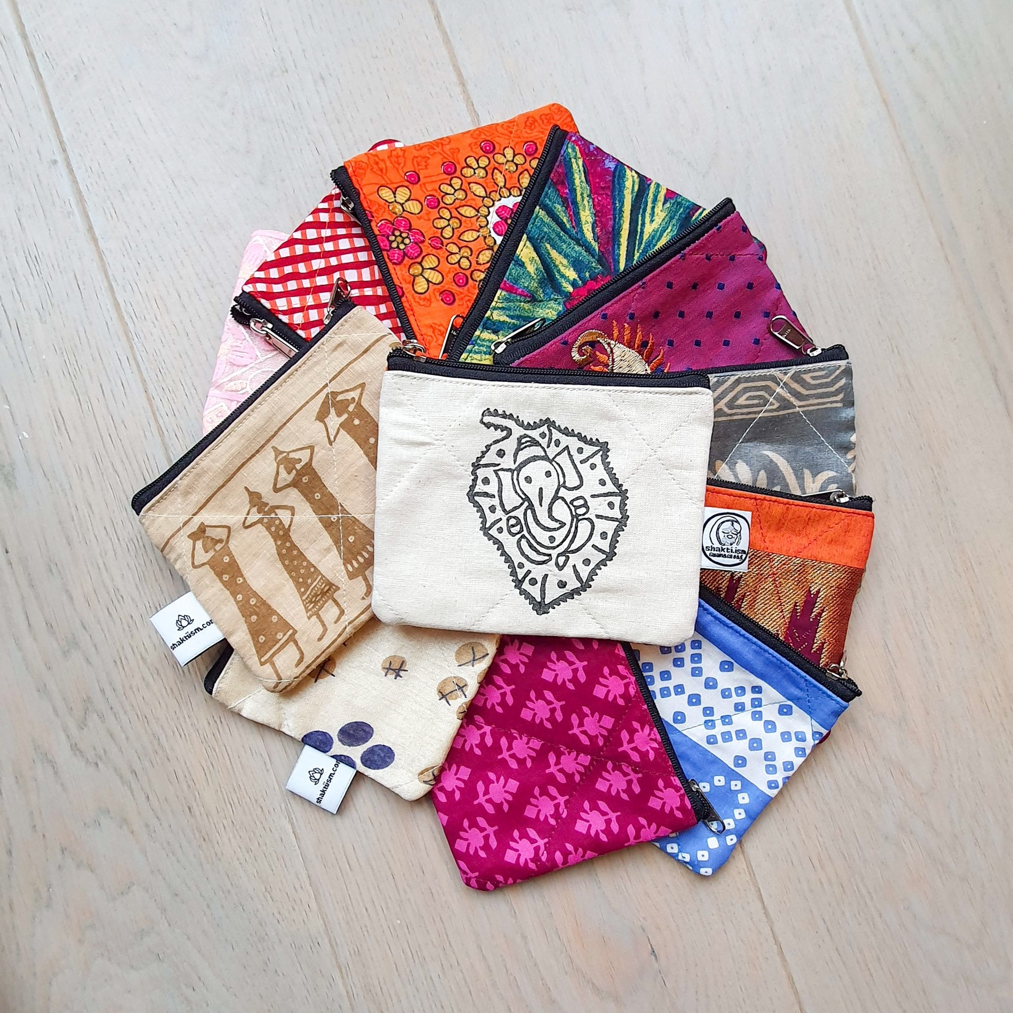 Sari coin purses