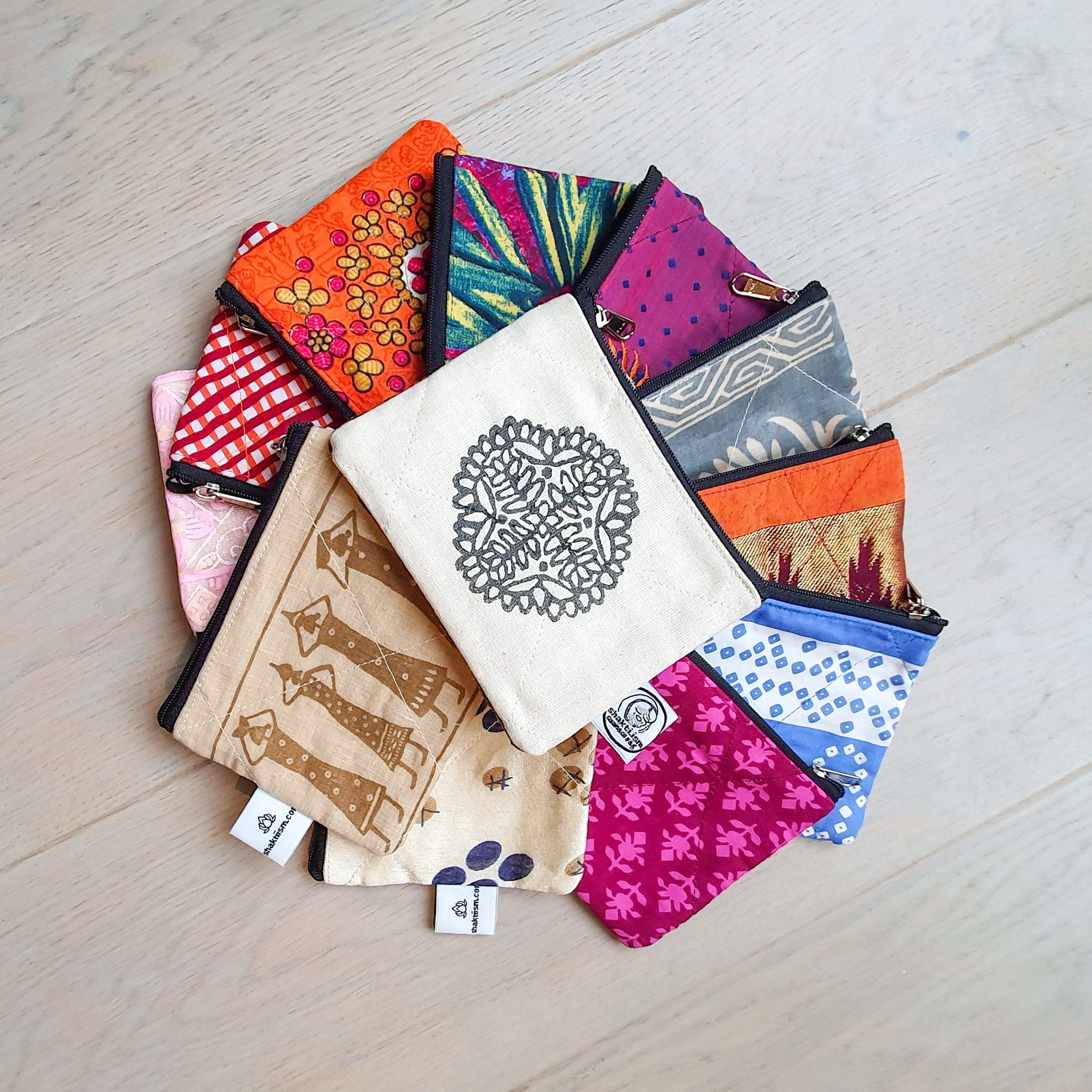 Sari coin purses