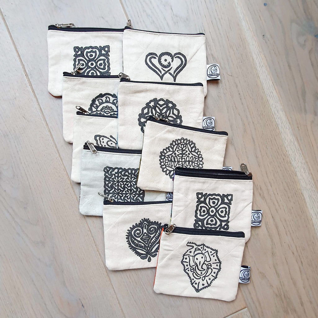 Sari coin purses