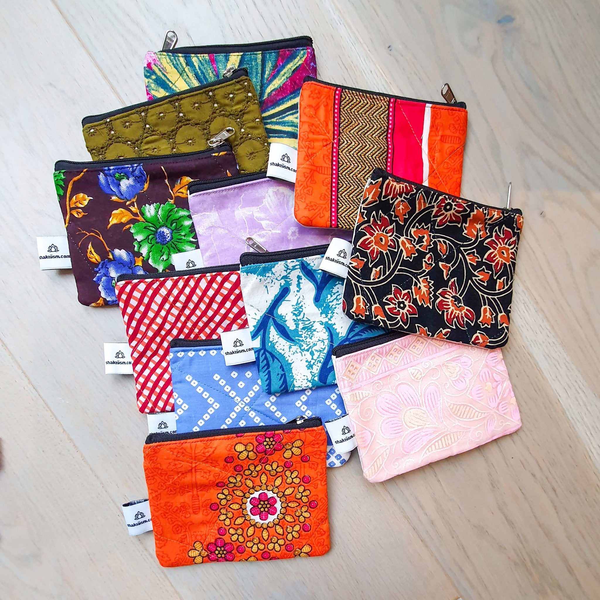 Sari coin purses