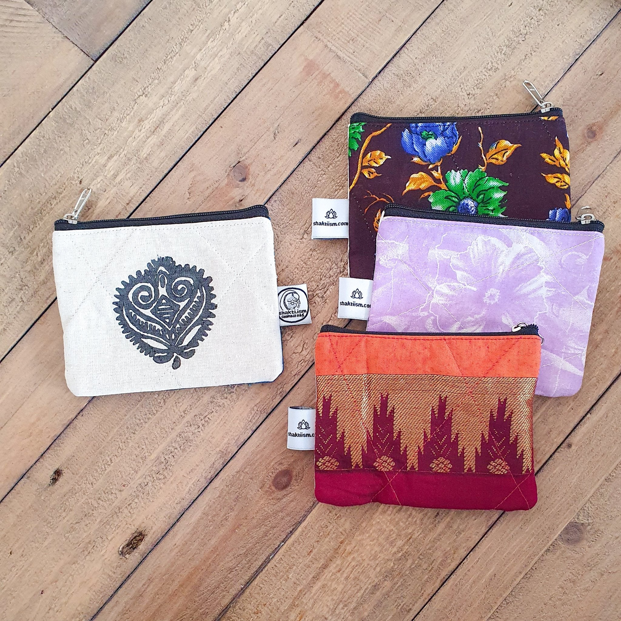 Sari coin purses