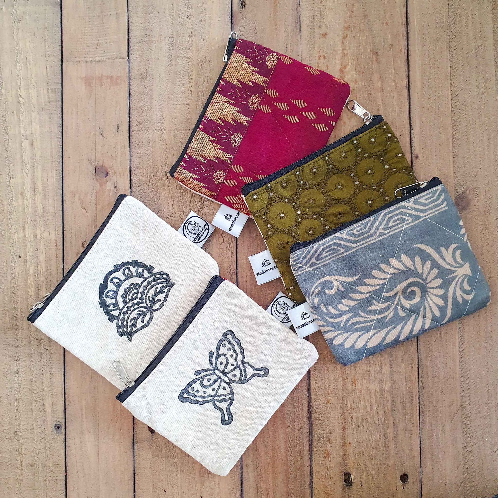 Sari coin purses
