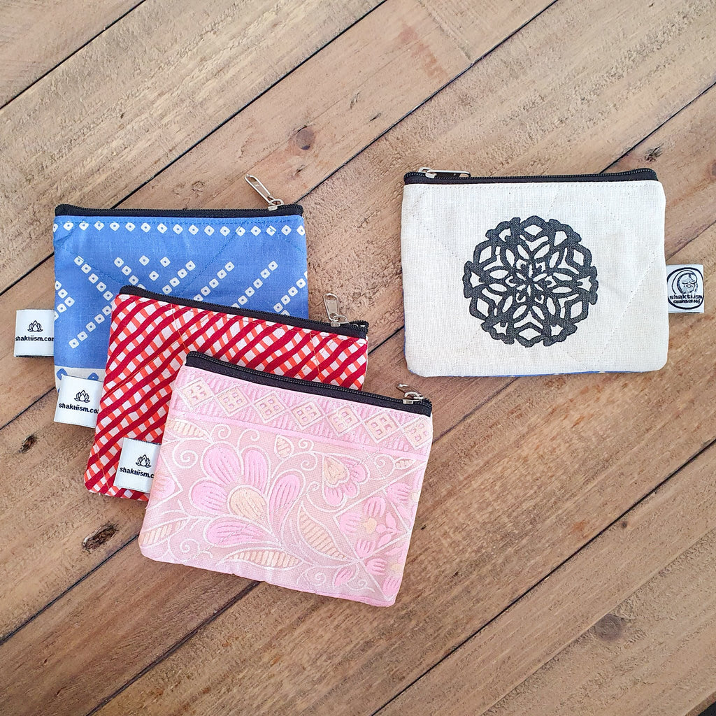 Sari coin purses
